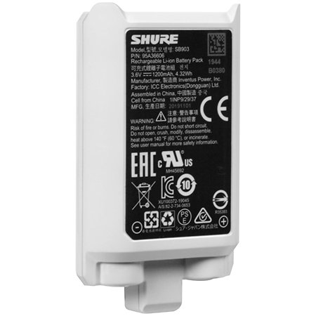 Pack Batterie SB903 + Dock de Charge Shure
