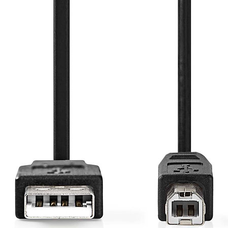 Nedis CCGB60100BK20 - Câble USB B/USB A 2m
