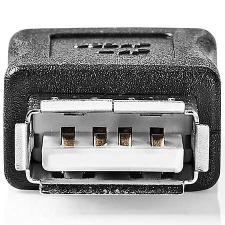 Nedis CCGB60900BK - Adaptateur USB A femelle/femelle