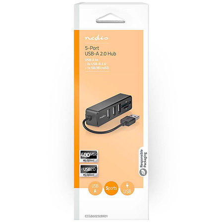 CCGB60250BK01 - Adaptateur Multi-Ports USB Nedis