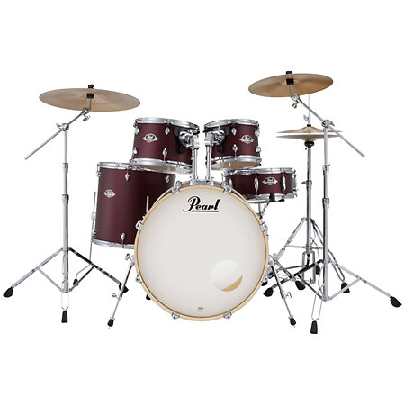 EXX725SNBRC-864 Export Satin Scarlet 22" + HWP-834 + PX 14/16/20 Pearl