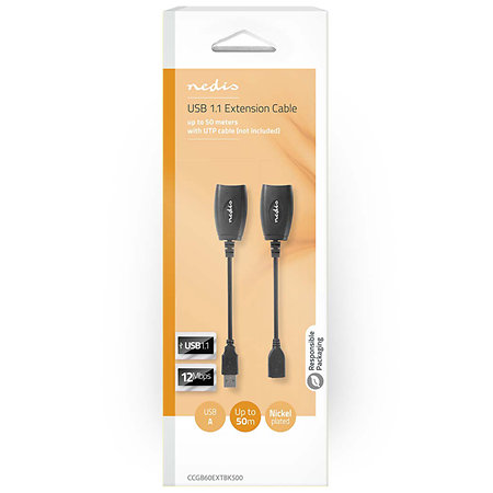 CCGB60EXTBK500 - Extension USB A/RJ45 Nedis