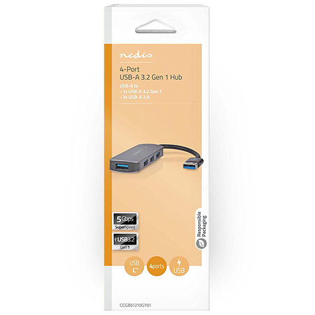 CCGB61210GY01 - Hub USB Nedis