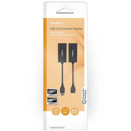 CCGB61EXTBK500 - Extension USB A/RJ45 Nedis