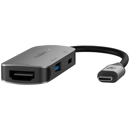 Nedis CCGB64230GY01 - Adaptateur Multi-Ports USB