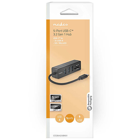 CCGB64250BK01 - Adaptateur Multi-Ports USB Nedis