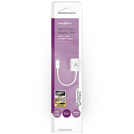 CCGB64651WT02 - Adaptateur USB C/HDMI Nedis
