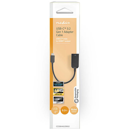 CCGB64652BK02 - Adaptateur USB C/HDMI Nedis