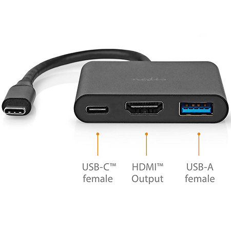 CCGB64770BK01 - Adaptateur Multi-Ports USB Nedis