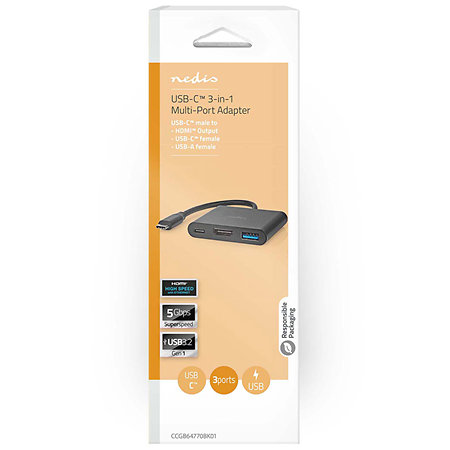 CCGB64770BK01 - Adaptateur Multi-Ports USB Nedis