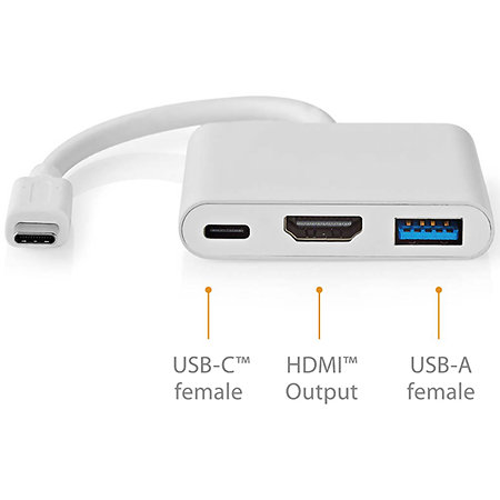 CCGB64770WT01 - Adaptateur Multi-Ports USB Nedis