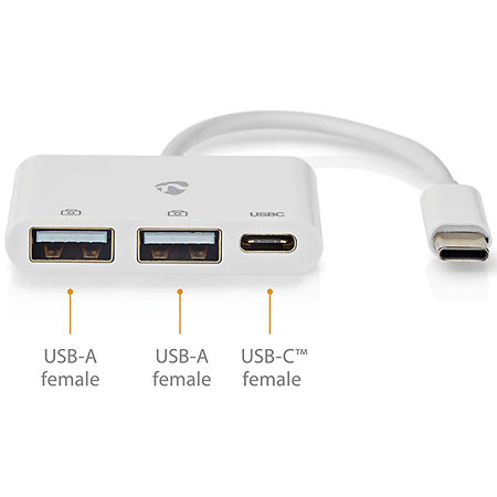 CCGB64785WT01 - Hub USB Nedis