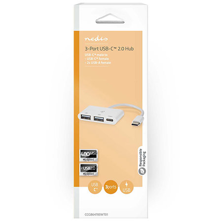CCGB64785WT01 - Hub USB Nedis