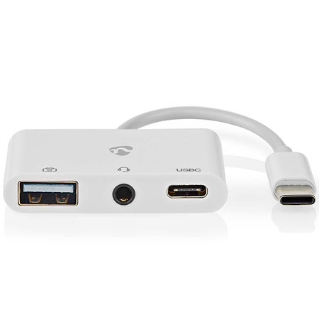Nedis CCGB64790WT01 - Adaptateur Multi-Ports USB