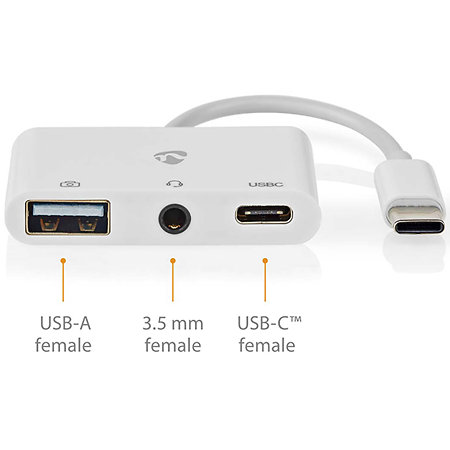 CCGB64790WT01 - Adaptateur Multi-Ports USB Nedis