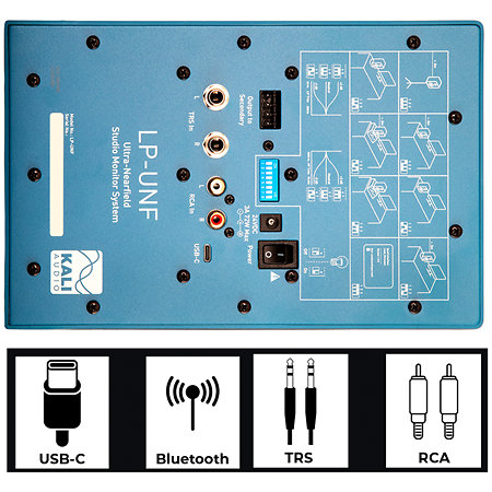 LP-UNF Pacific Blue (la paire) Kali Audio