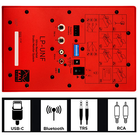 LP-UNF Mojave Red (la paire) Kali Audio