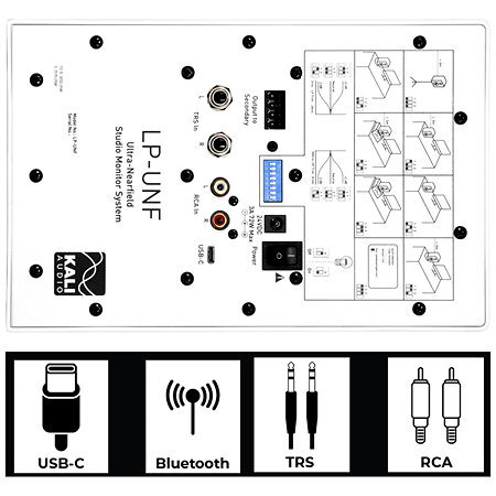 LP-UNF White (la paire) Kali Audio