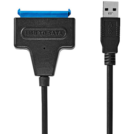 Nedis CCGB75100BK05 - Câble SATA/USB A 30cm