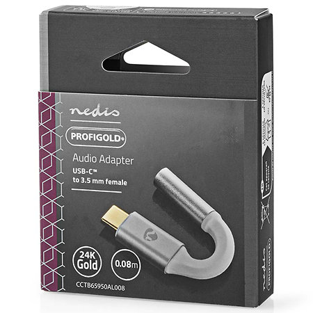 CCTB65950AL008 - Adaptateur USB C/MiniJack Nedis