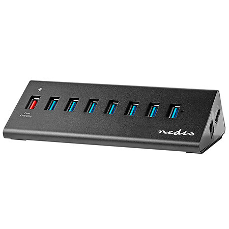 Nedis UHUBUP3810BK - Hub USB alimenté