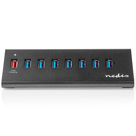 UHUBUP3810BK - Hub USB alimenté Nedis