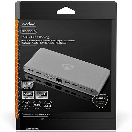 Nedis CCTB64991AL02 - Station d'accueil USB