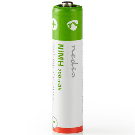 Nedis BANM7HR034B - Pack de 4 Piles rechargeables LR03 / AAA