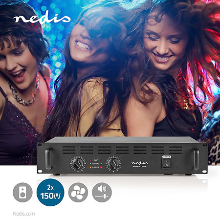AAMP16120BK - Amplificateur de puissance Nedis