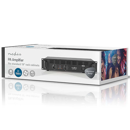 AAMP16120BK - Amplificateur de puissance Nedis