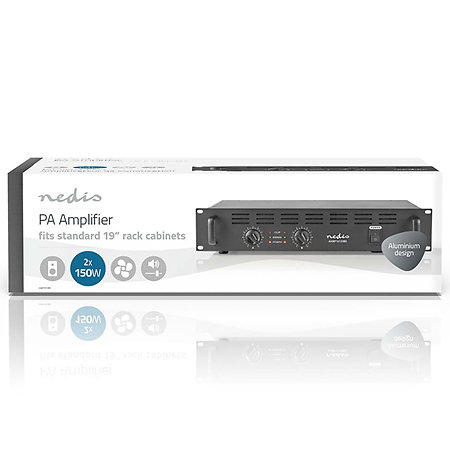 AAMP16120BK - Amplificateur de puissance Nedis