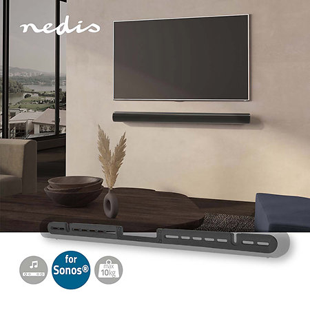 Nedis SBMT56BK - Support barre de son