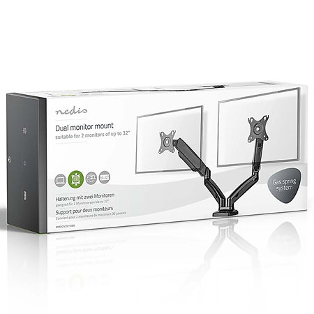 MMDOSGS110BK - Support double moniteur Nedis