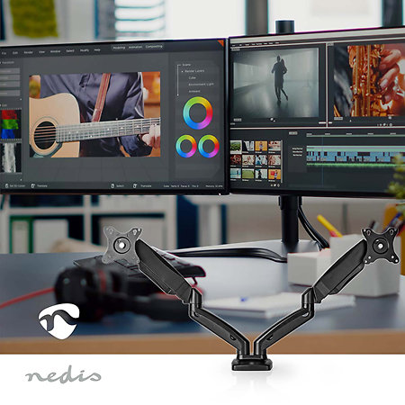 MMDOSGS110BK - Support double moniteur Nedis