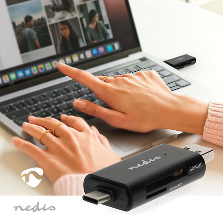 CRDRU2110BK - Lecteur de carte Nedis
