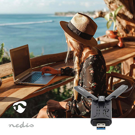 Nedis WSNWA5410BK - Dongle réseau WiFi