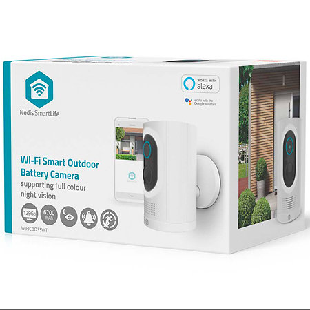 WIFICBO33WT - Caméra extérieure de sécurité Nedis