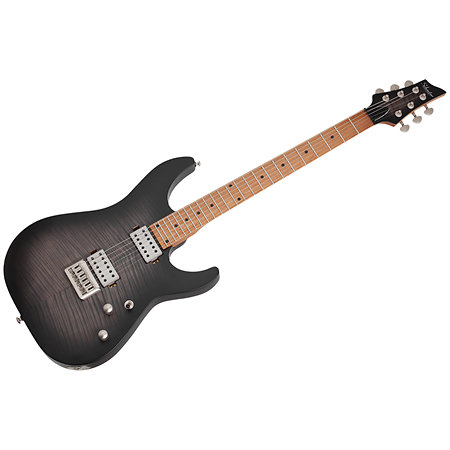 Schecter C-1 Standard Plus Transparent Black Burst