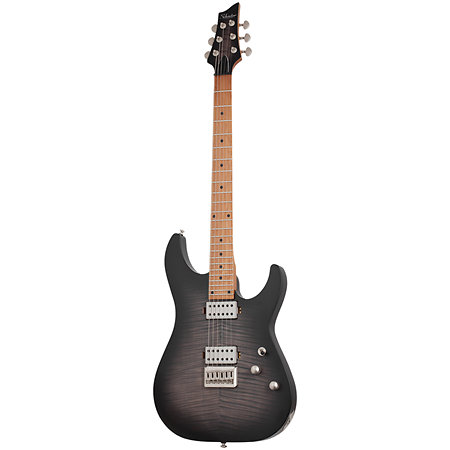 C-1 Standard Plus Transparent Black Burst Schecter