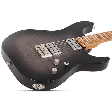 C-1 Standard Plus Transparent Black Burst Schecter