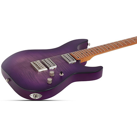 Schecter C-1 Standard Plus Transparent Purple Burst