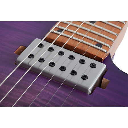 C-1 Standard Plus Transparent Purple Burst Schecter