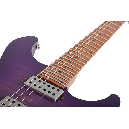 C-1 Standard Plus Transparent Purple Burst Schecter