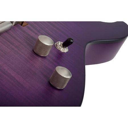 C-1 Standard Plus Transparent Purple Burst Schecter
