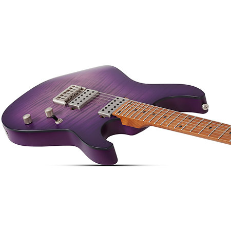 C-1 Standard Plus Transparent Purple Burst Schecter