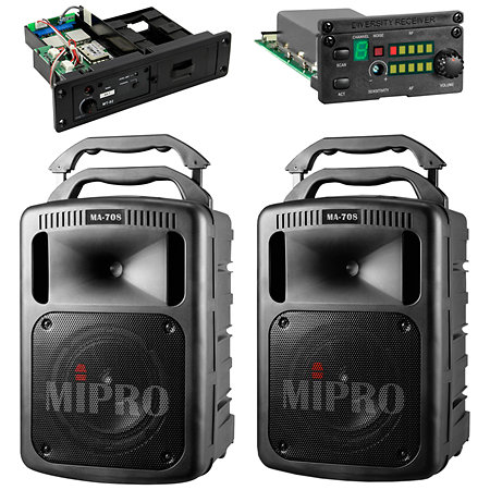 Mipro Pack MA 708BCD + MA 708B + Émetteur HF + Récepteur UHF