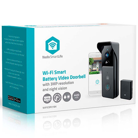 Nedis WIFICDP21BK - Vidéophone