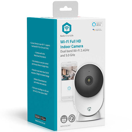 Nedis WIFICI12CWT - Caméra intérieure de sécurité