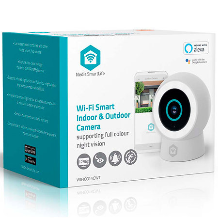 WIFICO14CWT - Caméra extérieure de sécurité Nedis