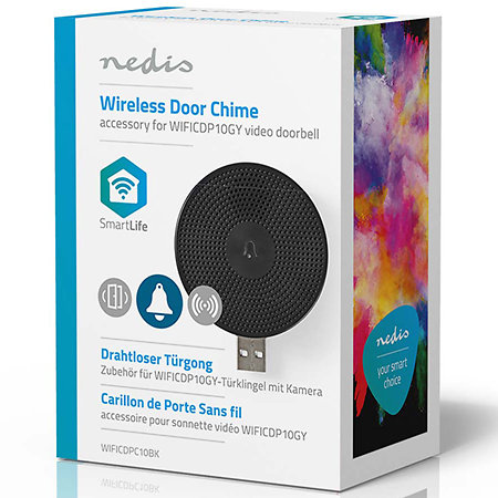 WIFICDPC10BK - Carillon de porte Nedis